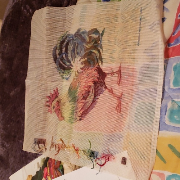 Chanticleer Rooster Pillow/Picture Needlepoint - Picture 5 of 9
